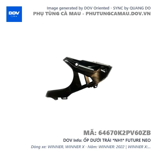 ỐP DƯỚI TRÁI *NH1* FUTURE NEO — 64670K2PV60ZB