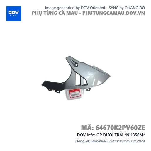ỐP DƯỚI TRÁI *NHB56M*  — 64670K2PV60ZE