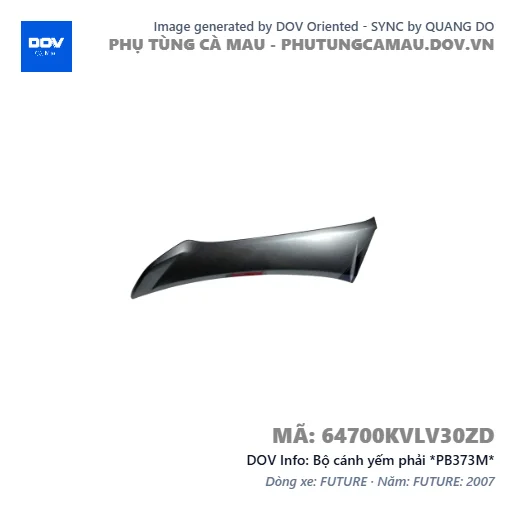 Bộ cánh yếm phải *PB373M*  — 64700KVLV30ZD