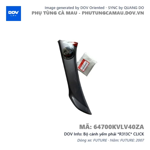 Bộ cánh yếm phải *R313C* CLICK — 64700KVLV40ZA