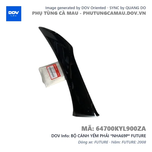 BỘ CÁNH YẾM PHẢI *NHA69P* FUTURE — 64700KYL900ZA