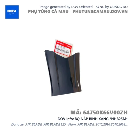 BỘ NẮP BÌNH XĂNG *NHB25M*  — 64750K66V00ZH