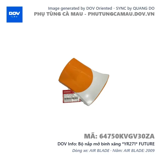 Bộ nắp mở bình xăng *YR271* FUTURE — 64750KVGV30ZA