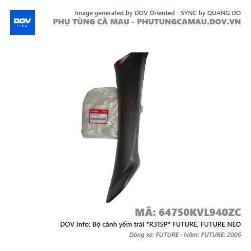Bộ cánh yếm trái *R315P* FUTURE, FUTURE NEO — 64750KVL940ZC