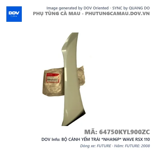 BỘ CÁNH YẾM TRÁI *NHA96P* WAVE RSX 110 — 64750KYL900ZC
