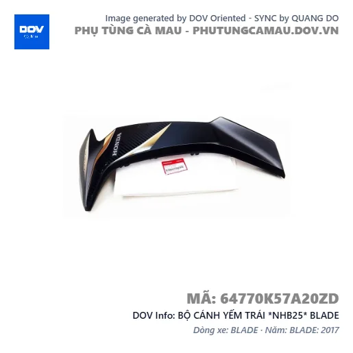 BỘ CÁNH YẾM TRÁI *NHB25* BLADE — 64770K57A20ZD