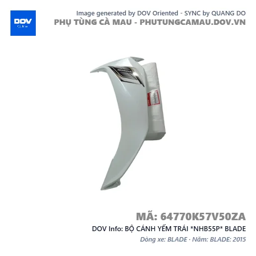 BỘ CÁNH YẾM TRÁI *NHB55P* BLADE — 64770K57V50ZA