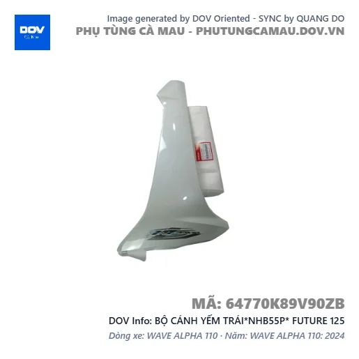 BỘ CÁNH YẾM TRÁI*NHB55P* FUTURE 125 — 64770K89V90ZB