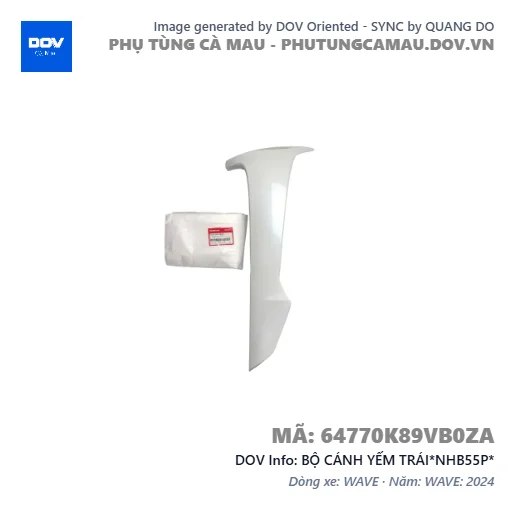 BỘ CÁNH YẾM TRÁI*NHB55P* — 64770K89VB0ZA