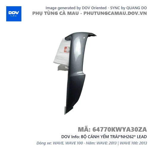 BỘ CÁNH YẾM TRÁI*NH262* LEAD — 64770KWYA30ZA