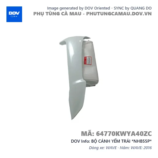 BỘ CÁNH YẾM TRÁI *NHB55P* — 64770KWYA40ZC