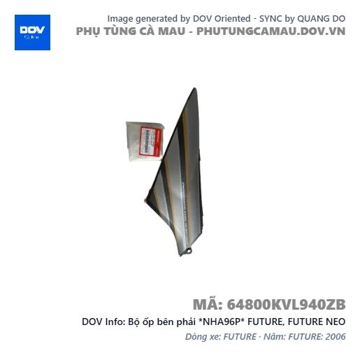Bộ ốp bên phải *NHA96P* FUTURE, FUTURE NEO — 64800KVL940ZB