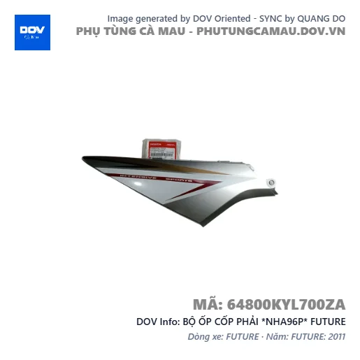 BỘ ỐP CỐP PHẢI *NHA96P* FUTURE — 64800KYL700ZA