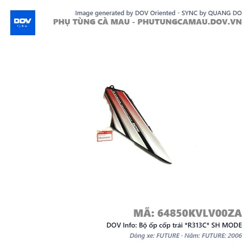 Bộ ốp cốp trái *R313C* SH MODE — 64850KVLV00ZA