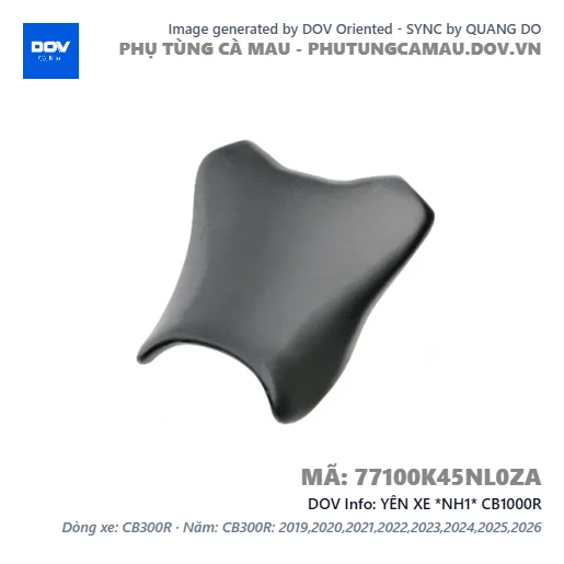 YÊN XE *NH1* CB1000R — 77100K45NL0ZA