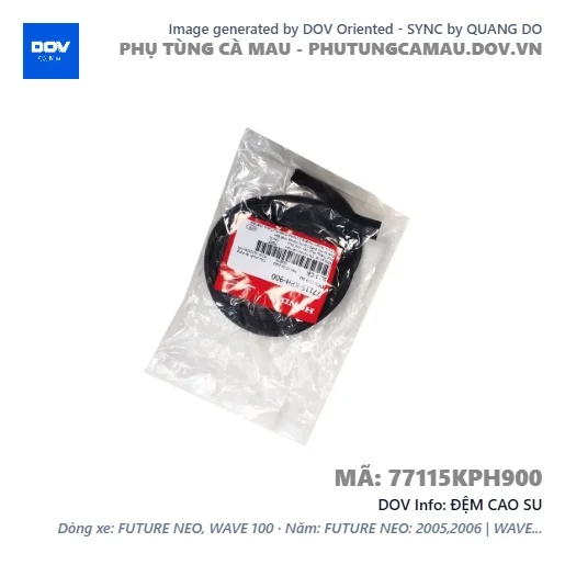 ĐỆM CAO SU — 77115KPH900