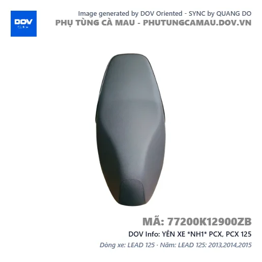 YÊN XE *NH1* PCX, PCX 125 — 77200K12900ZB