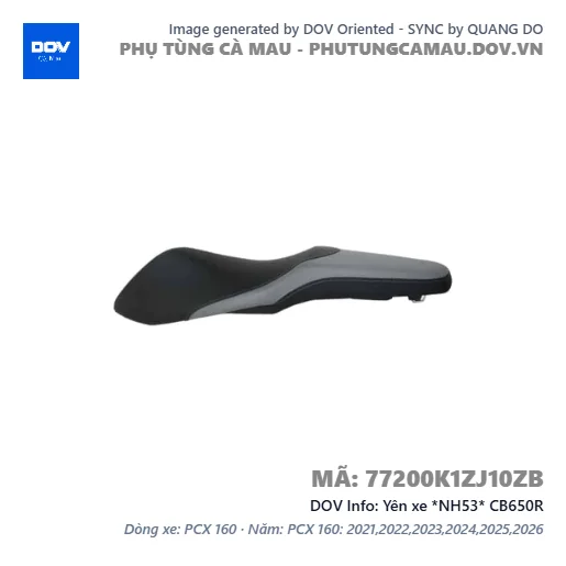 Yên xe *NH53* CB650R — 77200K1ZJ10ZB