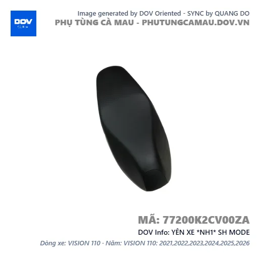 YÊN XE *NH1* SH MODE — 77200K2CV00ZA