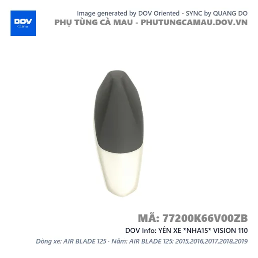 YÊN XE *NHA15* VISION 110 — 77200K66V00ZB