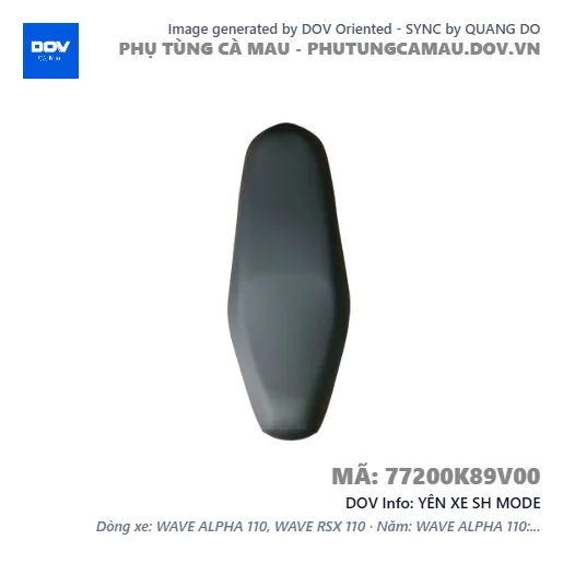 YÊN XE SH MODE — 77200K89V00