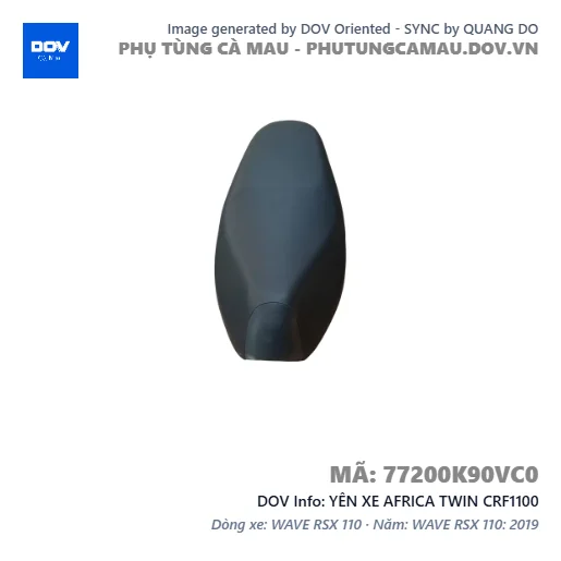 YÊN XE AFRICA TWIN CRF1100 — 77200K90VC0