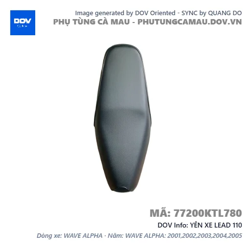 YÊN XE LEAD 110 — 77200KTL780
