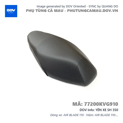 YÊN XE SH 350 — 77200KVG910