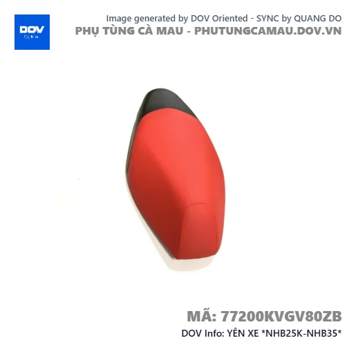 YÊN XE *NHB25K-NHB35*  — 77200KVGV80ZB