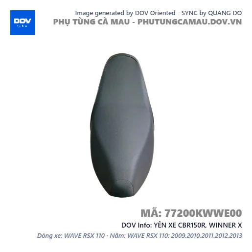 YÊN XE CBR150R, WINNER X — 77200KWWE00