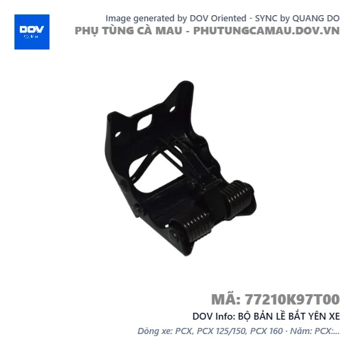 BỘ BẢN LỀ BẮT YÊN XE — 77210K97T00