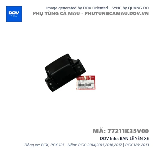 BẢN LỀ YÊN XE  — 77211K35V00