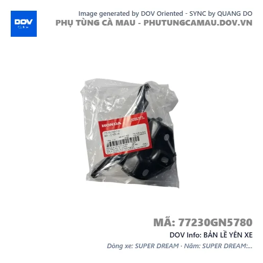 BẢN LỀ YÊN XE  — 77230GN5780
