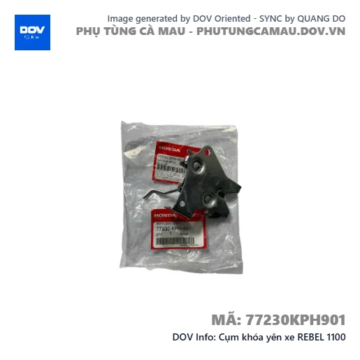 Cụm khóa yên xe REBEL 1100 — 77230KPH901