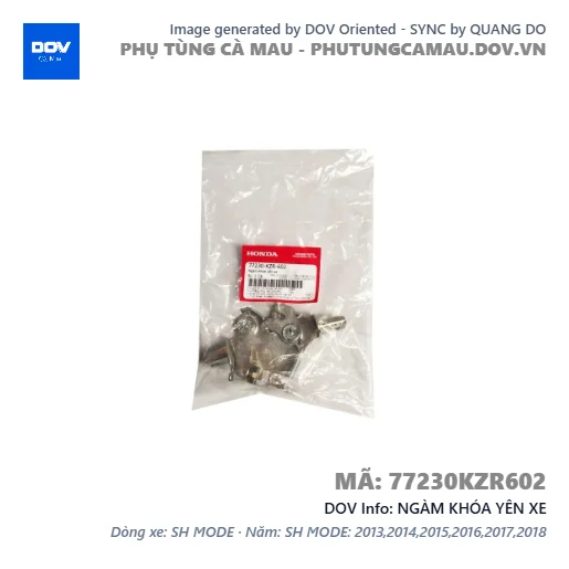 NGÀM KHÓA YÊN XE — 77230KZR602