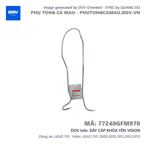 DÂY CÁP KHÓA YÊN VISION — 77240GFM970