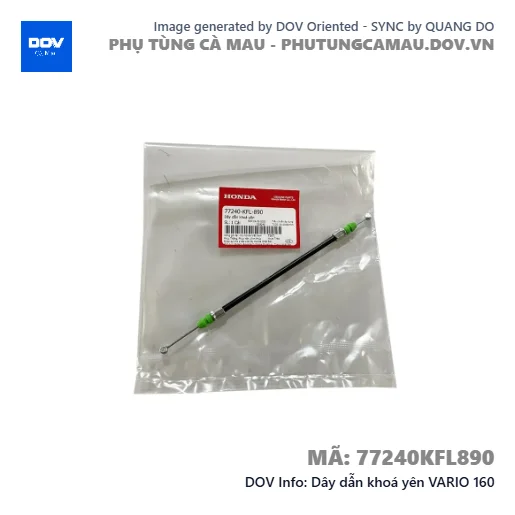 Dây dẫn khoá yên VARIO 160 — 77240KFL890