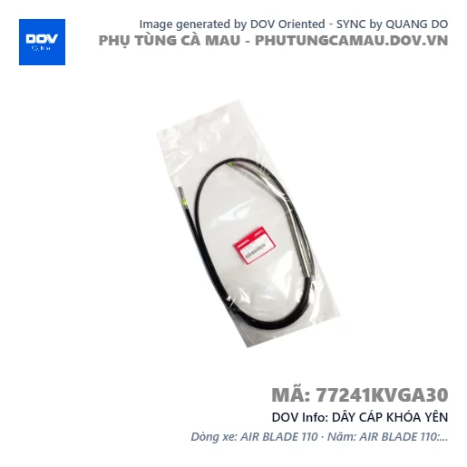 DÂY CÁP KHÓA YÊN — 77241KVGA30