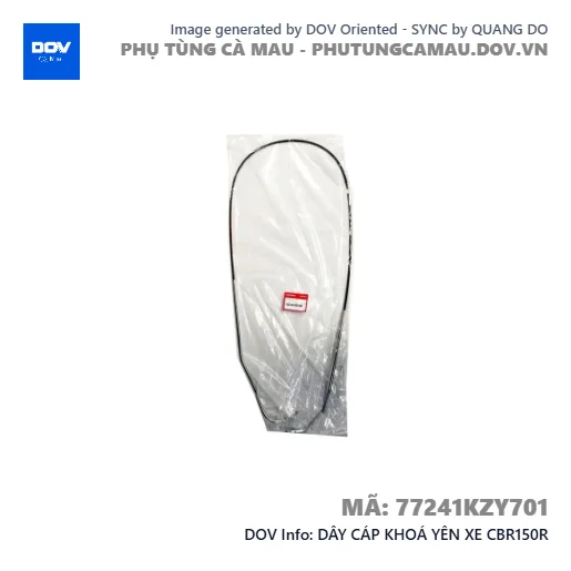 DÂY CÁP KHOÁ YÊN XE CBR150R — 77241KZY701