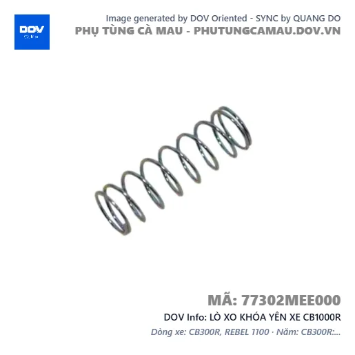 LÒ XO KHÓA YÊN XE CB1000R — 77302MEE000