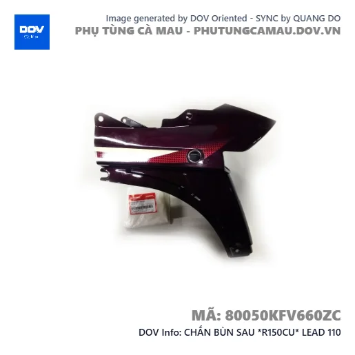 CHẮN BÙN SAU *R150CU* LEAD 110 — 80050KFV660ZC