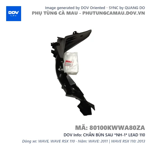 CHẮN BÙN SAU *NH-1* LEAD 110 — 80100KWWA80ZA