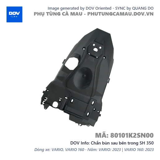 Chắn bùn sau bên trong SH 350 — 80101K2SN00