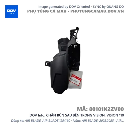 CHẮN BÙN SAU BÊN TRONG VISION, VISION 110 — 80101K2ZV00