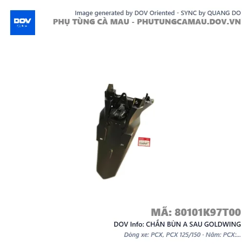CHẮN BÙN A SAU GOLDWING — 80101K97T00