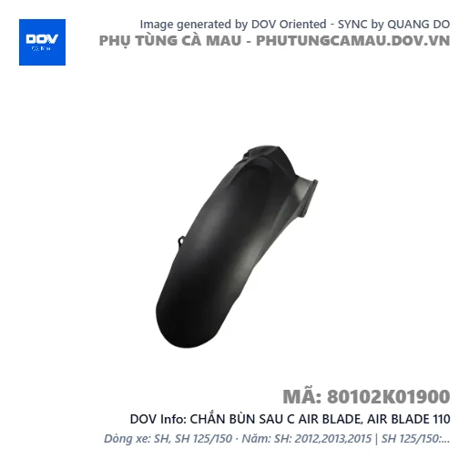 CHẮN BÙN SAU C AIR BLADE, AIR BLADE 110 — 80102K01900