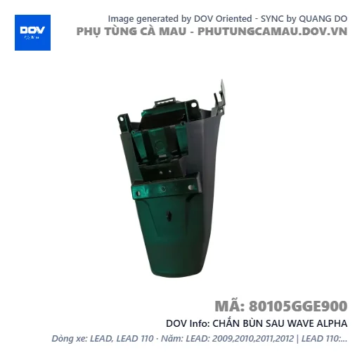 CHẮN BÙN SAU WAVE ALPHA — 80105GGE900