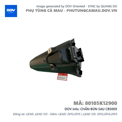 CHẮN BÙN SAU CB500X — 80105K12900
