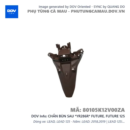 CHẮN BÙN SAU *YR286R* FUTURE, FUTURE 125 — 80105K12V00ZA
