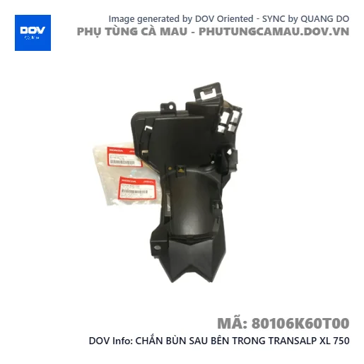 CHẮN BÙN SAU BÊN TRONG TRANSALP XL 750 — 80106K60T00